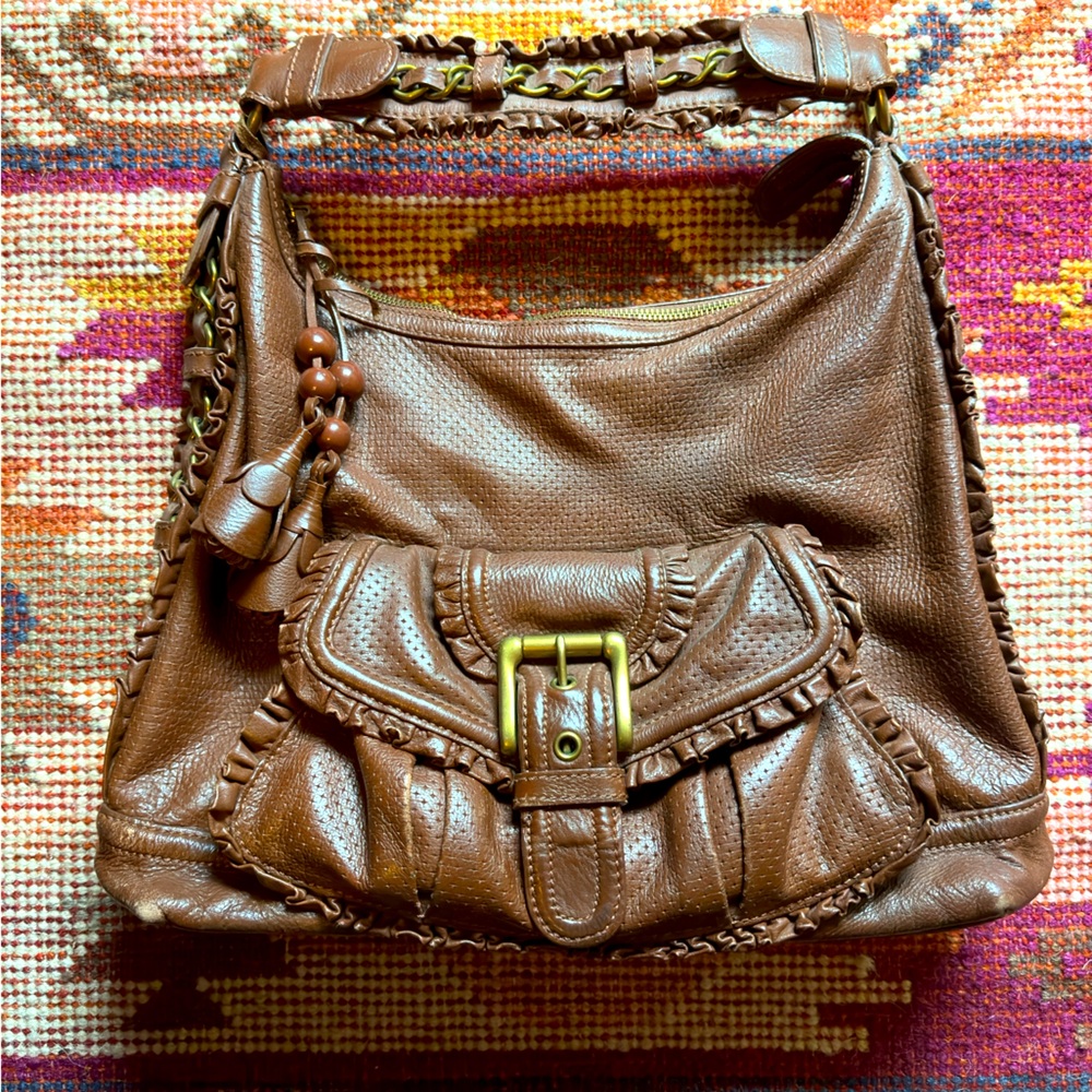 LOCKHEART BOHO HANDMADE LEATHER SHOULDER BAG